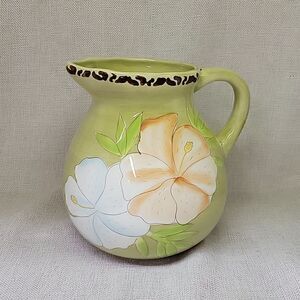 Gates Ware floral pitcher. 